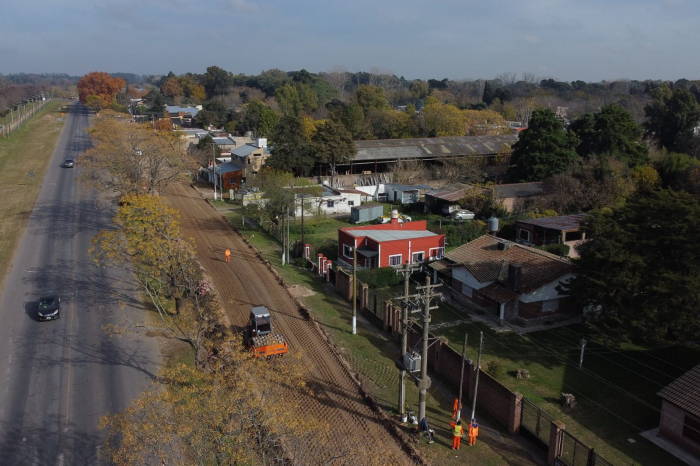 La Provincia ejecuta obras sobre 15 kilómetros de la Ruta 205 entre Ezeiza y Cañuelas para optimizar la conectividad y la circulación.