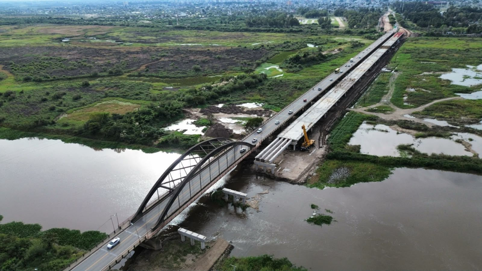 La estructura avanza a buen ritmo y consolida un récord nacional por sus dimensiones y alcance.