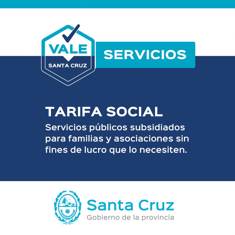 Vale Santa Cruz Tarifa Social